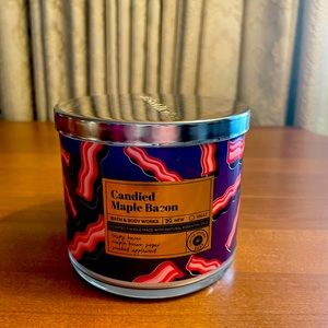 LIMITED Candied Maple Bacon 3 Wick Candle